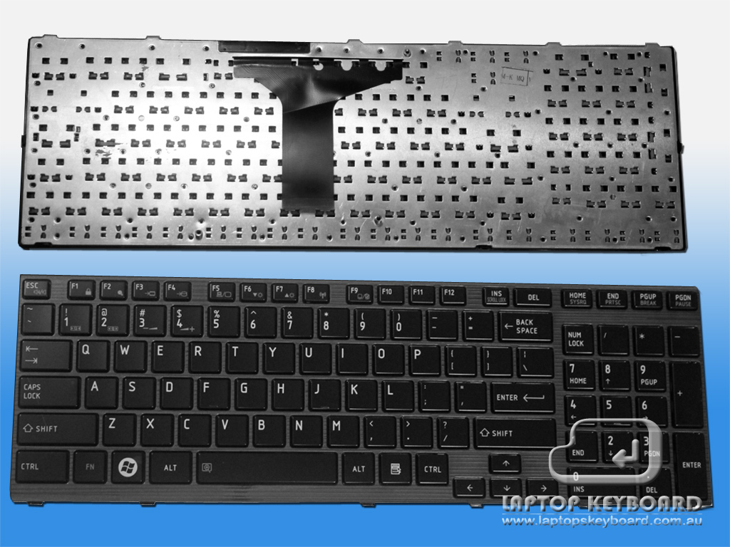 TOSHIBA SATELLITE P700, P750, P770 KEYBOARD BLACK K000119880 - Click Image to Close