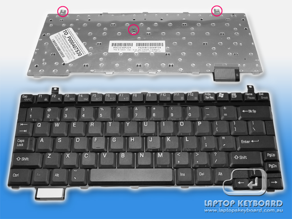 TOSHIBA PORTEGE R100 M200 SATELLITE U200 KEYBOARD P000407530 - Click Image to Close