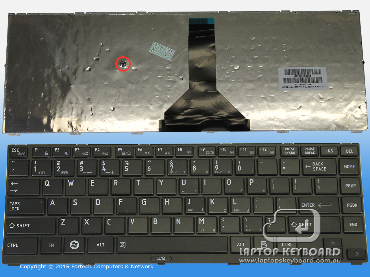 TOSHIBA SATELLITE R840 TECRA R840 BLACK US KEYBOARD P000544460 - Click Image to Close