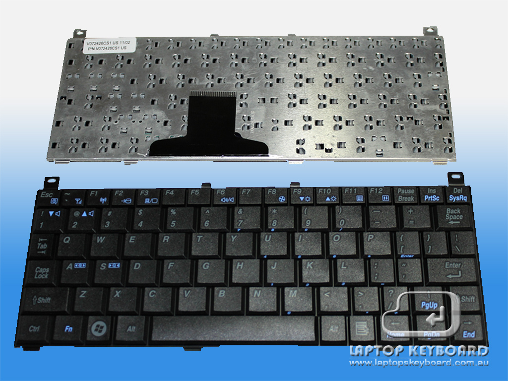 TOSHIBA NETBOOK NB100 BLACK KEYBOARD V000150100 - Click Image to Close