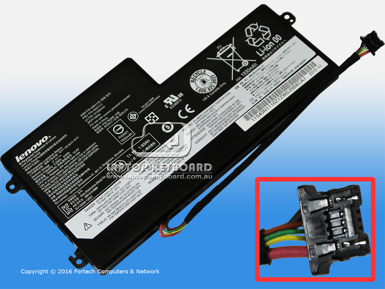 LENOVO THINKPAD T440 X240 S440 S540 ULTRA-BOOK BATTERY 45N1111 - Click Image to Close
