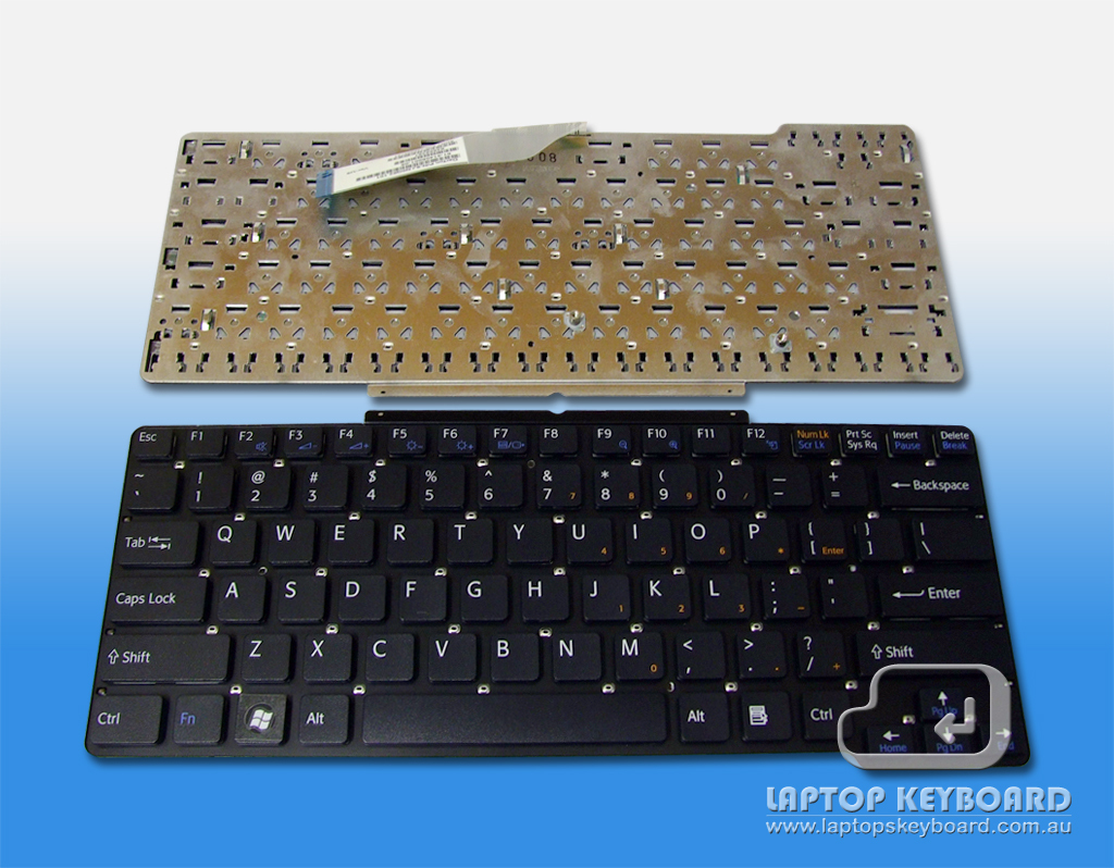 SONY VAIO VGN-SR US REPLACE KEYBOARD BLACK 1-480-887-21 - Click Image to Close