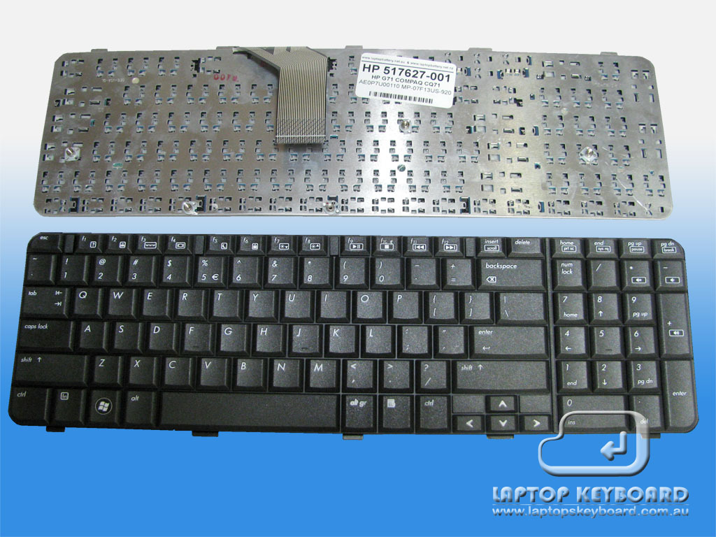 HP G71 COMPAQ PRESARIO CQ71 REPLACE KEYBOARD 517627-001 - Click Image to Close