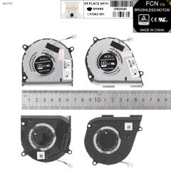 HP ENVY X360 15-DS 15-DR GPU + CPU COOLING FAN SET L53541-001