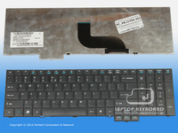 ACER TRAVELMATE 5760 6595 7750 US BLACK KEYBOARD KB.I170A.351