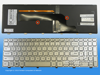 DELL INSPIRON 15-7000 (7537, 7737) US SLIVER KEYBOARD 0KK7X9