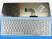 SONY VAIO E SERIES SVE15/17 US WHITE KEYBOARD 1-490-288-11