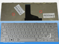 TOSHIBA SATELLITE L40-A, L45-A, S45 WHITE KEYBOARD K000142380